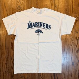 Promotional Seattle Mariners Salute to‎ Native American Night Tee XL White